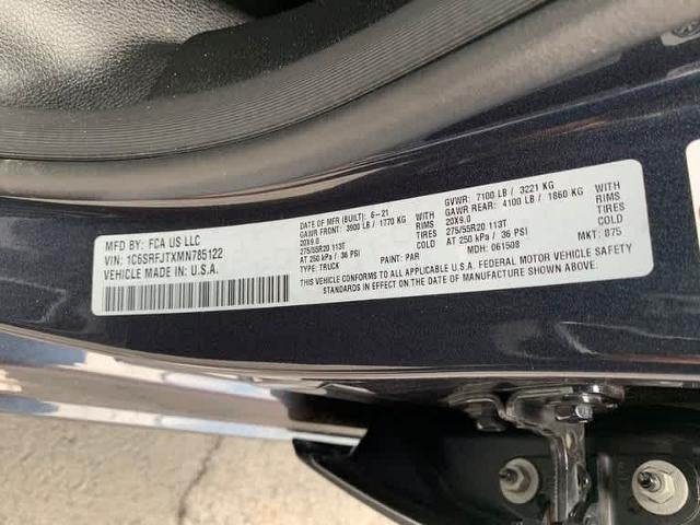 2021 RAM 1500 Laramie 4x4 Crew Cab 5'7" Box