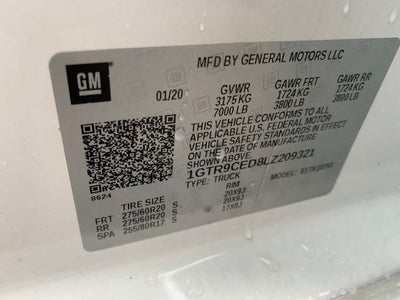 2020 GMC Sierra 1500 Double Cab Standard Box 4-Wheel Drive Elevation