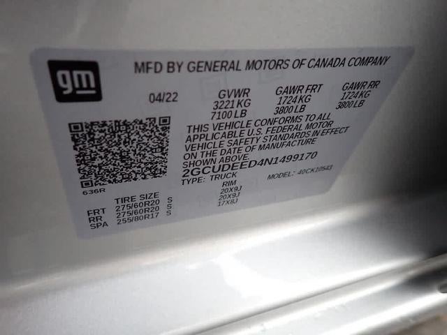 2022 Chevrolet Silverado 1500 Crew Cab Short Box 4-Wheel Drive RST