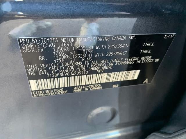 2018 Toyota RAV4 LE AWD (Natl)