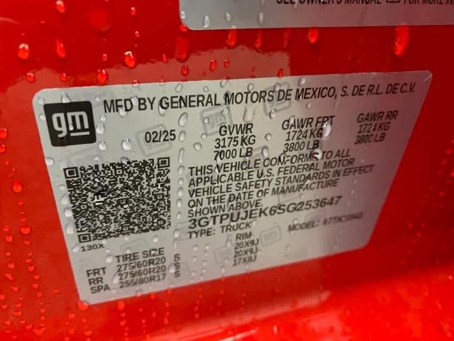 2025 GMC Sierra 1500 Crew Cab Short Box 4-Wheel Drive Elevation 3VL