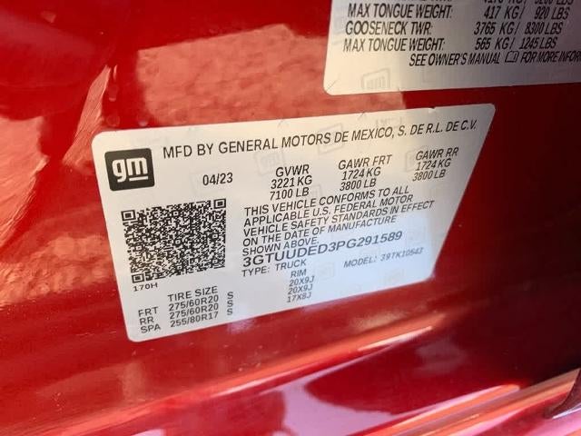 2023 GMC Sierra 1500 Crew Cab Short Box 4-Wheel Drive SLT