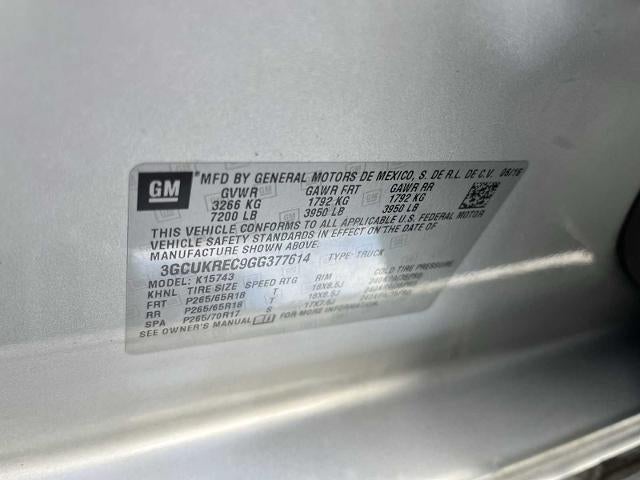 2016 Chevrolet Silverado 1500 Crew Cab Standard Box 4-Wheel Drive LT