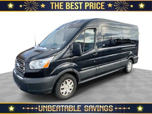 2017 Ford Transit-350 T-350 148" Med Roof XLT Sliding RH Dr