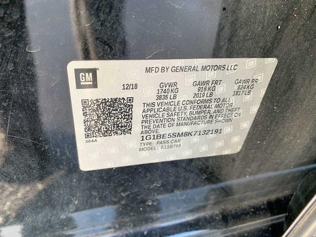 2019 Chevrolet Cruze Sedan LT