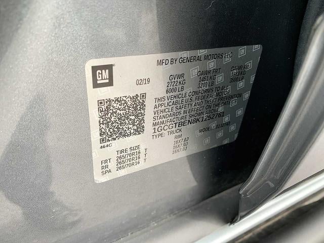 2019 Chevrolet Colorado Crew Cab Long Box 4-Wheel Drive WT