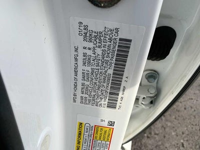 2019 Honda Accord Sport 2.0T Automatic