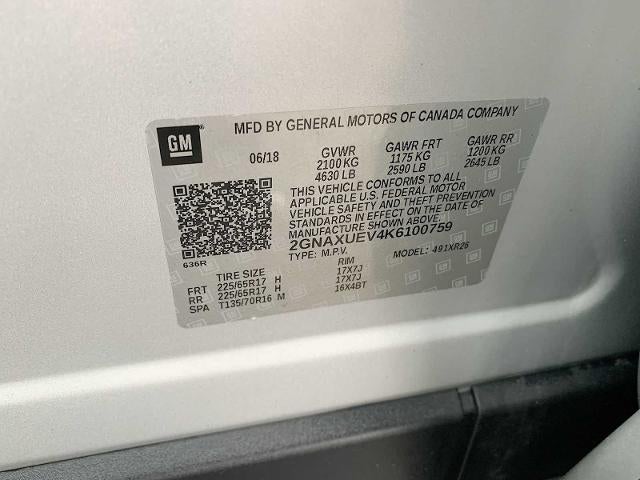 2019 Chevrolet Equinox AWD LT