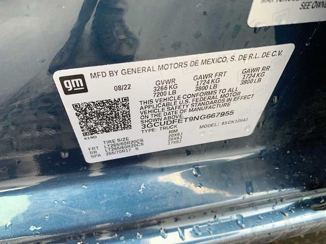 2022 Chevrolet Silverado 1500 Crew Cab Short Box 4-Wheel Drive LT Trail Boss