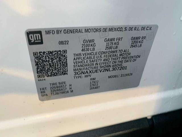 2022 Chevrolet Equinox AWD 4dr LT w/1LT