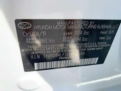 2020 Hyundai Elantra SEL IVT
