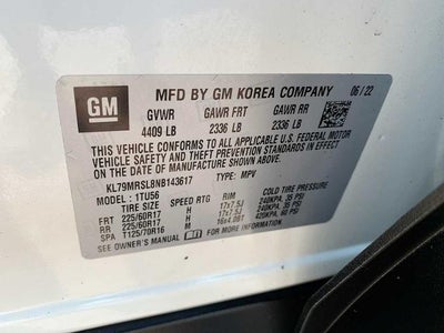 2022 Chevrolet Trailblazer AWD 4dr LT