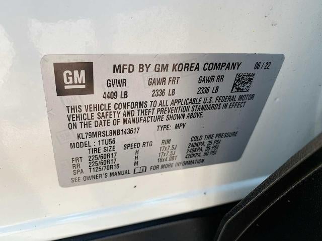 2022 Chevrolet Trailblazer AWD 4dr LT