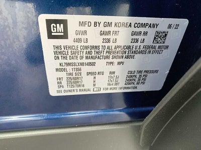 2022 Chevrolet Trailblazer AWD 4dr ACTIV