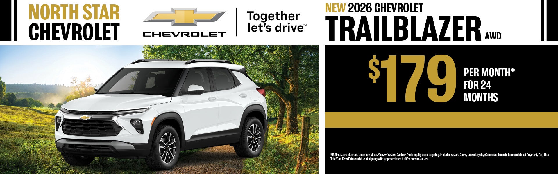 New 2026 Chevrolet Trailblazer
