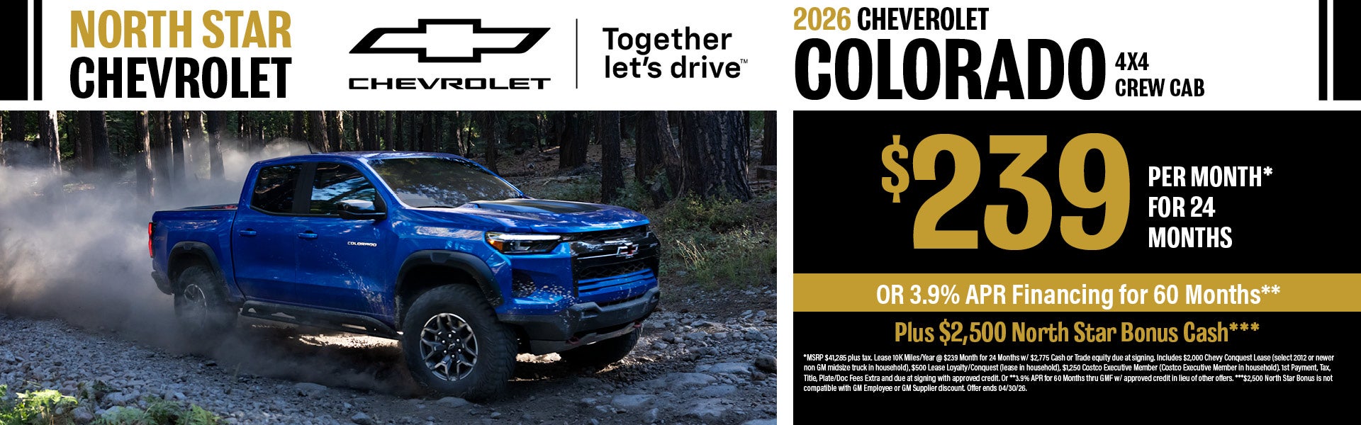 New 2026 Chevrolet Colorado