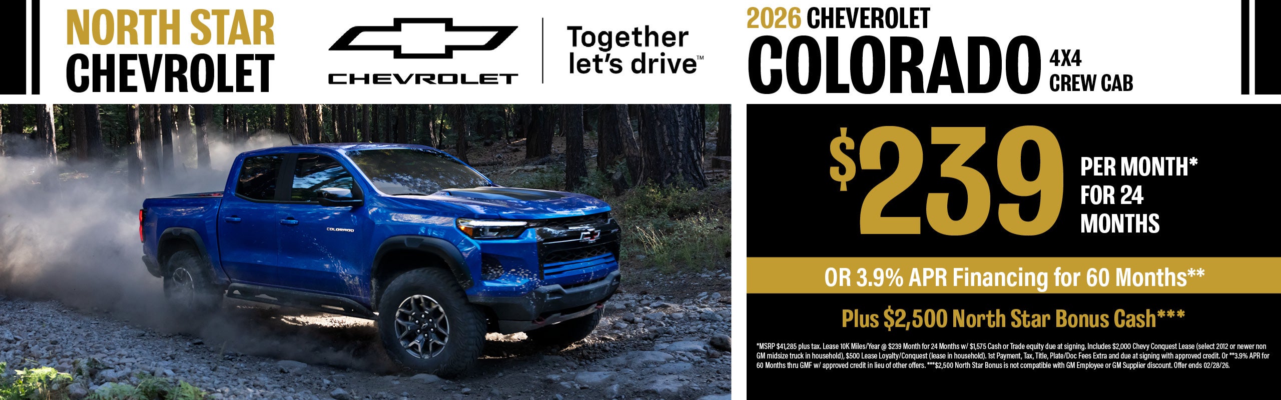 New 2026 Chevrolet Colorado