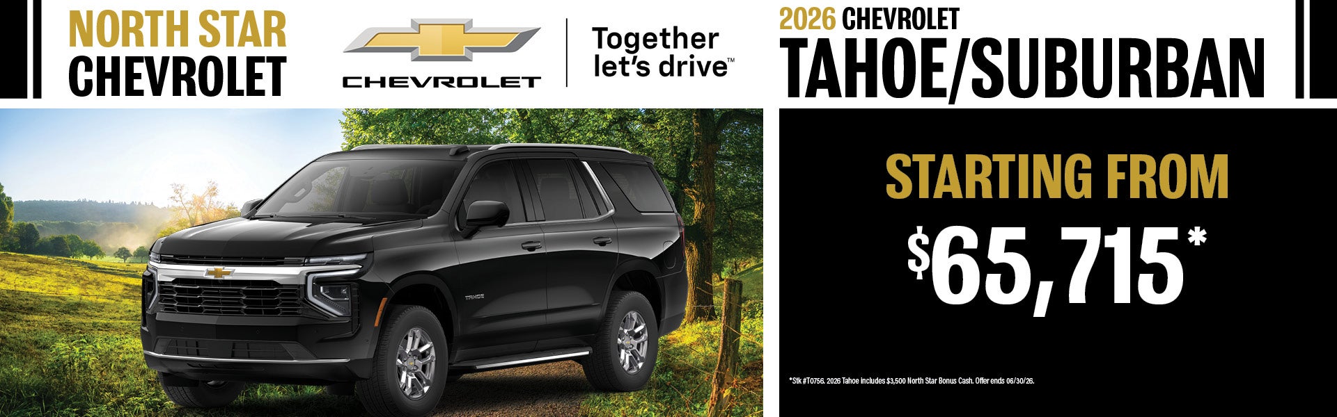New 2026 Chevrolet Tahoe & Suburban