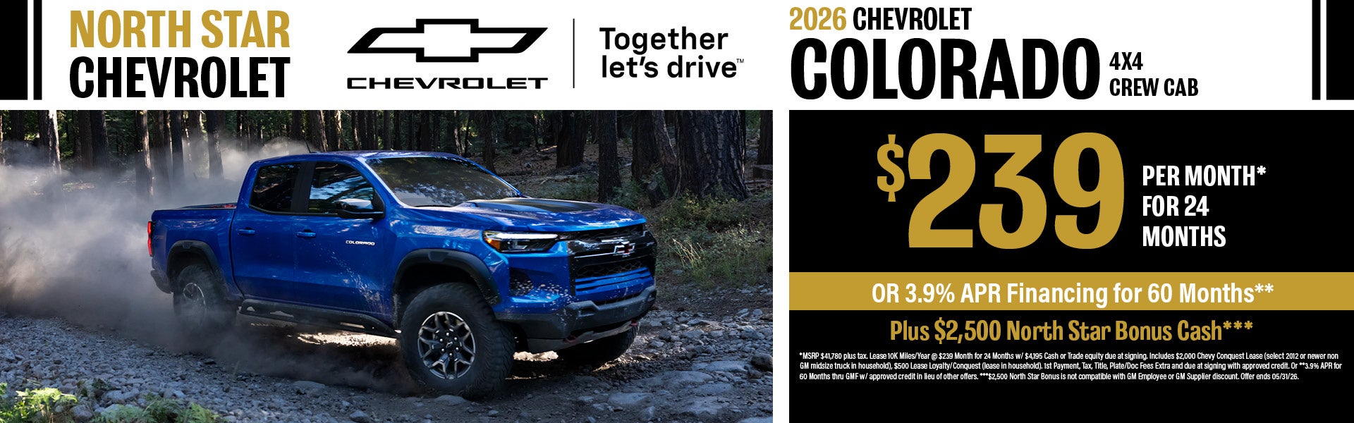 New 2026 Chevrolet Colorado