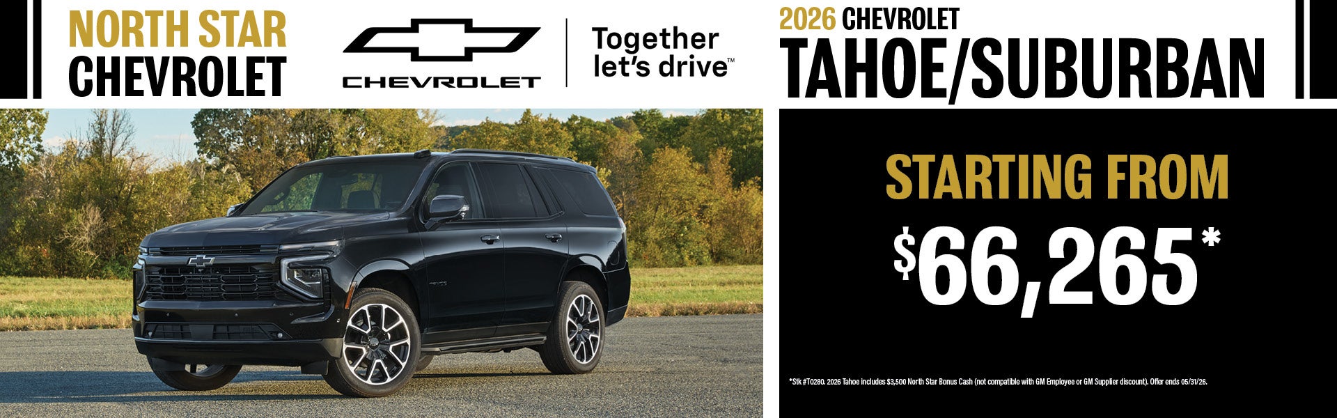 New 2026 Chevrolet Tahoe & Suburban